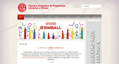 Desktop Screenshot of capla.org.ar